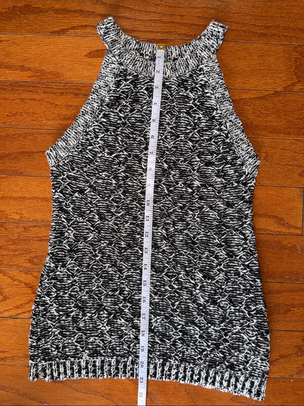 Moth by Anthropologie Cotton Ramie Marled Knit Halter Tank - Picture 5 of 7